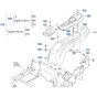 Fender (LH) Assembly for Kubota ZD1011 Zero-Turn Mower