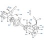 Blade Shaft Assembly for Kubota AD70 Tiller