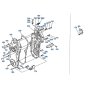 Transmission Case Assembly for Kubota AD70 Tiller