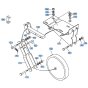 Front Frame Assembly for Kubota AT55 Tiller