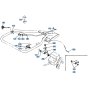 Change Lever Assembly -1 for Kubota AT60 Tiller