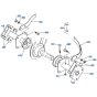 Blade Shaft Assembly for Kubota AT70S Tiller