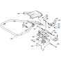 Handle Assembly for Kubota AT70S Tiller