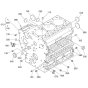 Crankcase Assembly for Kubota D902-E2B Engine