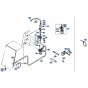 Fuel Filter Assembly for Kubota KH101 Mini Excavator