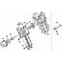 Water Pump Assembly for Kubota KH101 Mini Excavator