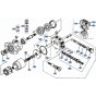 Swivel Motor Assembly for Kubota KH101 Mini Excavator