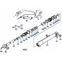 Boom Cylinder Assembly for Kubota KH101 Mini Excavator