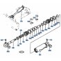 Dozer Cylinder Assembly for Kubota KH101 Mini Excavator