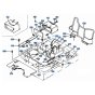 Floor Plate Assembly for Kubota KH101 Mini Excavator