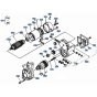 Starter Assembly for Kubota KH101 Mini Excavator