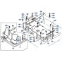 Floor Plate Assembly for Kubota KH151 Mini Excavator