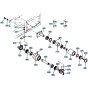 Track Roller (Iron) Assembly for Kubota KH151 Mini Excavator