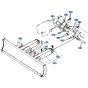Dozer Assembly for Kubota KH191 Mini Excavator
