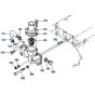 Water Flange Assembly for Kubota KH191 Mini Excavator