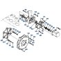 Pump Housing Assembly for Kubota KH191 Mini Excavator