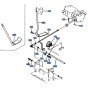 Control Lever (R/H) Assembly for Kubota KH191 Mini Excavator