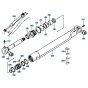 Arm Cylinder Assembly for Kubota KH191 Mini Excavator