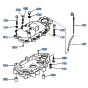 Swivel Gear Case Cover Assembly for Kubota KH191 Mini Excavator