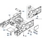 Track Frame Assembly for Kubota KH191 Mini Excavator