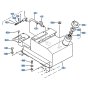 Fuel Tank Assembly for Kubota KH35
