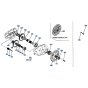 Drive Gear Assembly for Kubota KH41