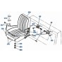 Seat Assembly for Kubota KH51