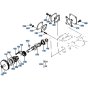 Injection Pump Camshaft Assembly for Kubota KH61 Mini Excavator