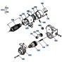 Starter Assembly for Kubota KH61 Mini Excavator