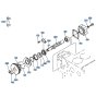 Injection Pump Camshaft Assembly for Kubota KH66 Mini Excavator