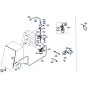 Fuel Filter Assembly for Kubota KH66 Mini Excavator