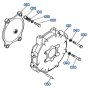 Pump Housing Assembly for Kubota KH66 Mini Excavator
