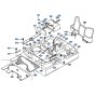 Floor Plate Assembly for Kubota KH66 Mini Excavator