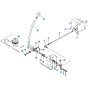 Control Lever (L/H) Assembly for Kubota KH90 Mini Excavator