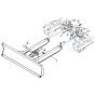 Dozer Assembly for Kubota KH90 Mini Excavator