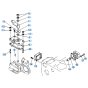 Speed Control Plate Assembly for Kubota KH90 Mini Excavator