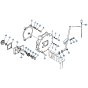 Pump Housing Assembly for Kubota KH90 Mini Excavator