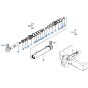 Swing Cylinder Assembly for Kubota KH90 Mini Excavator