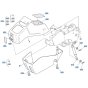 Armrest (L/H) Assembly for Kubota KX030-4 Mini Excavator