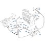 Accelerator Lever Assembly for Kubota KX030-4 Mini Excavator