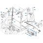 Decals -1 for Kubota KX030-4 Mini Excavator