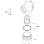 Oil Filter Assembly for Kubota KX030-4 Mini Excavator