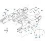 Track Frame Assembly for Kubota KX030-4 Mini Excavator