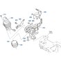 Control Lever (R/H) Assembly for Kubota KX040-5 Mini Excavator