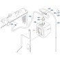 Reserve Tank Assembly for Kubota KX080-3 Mini Excavator