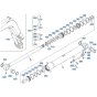 Boom Cylinder Assembly for Kubota KX080-3 Mini Excavator