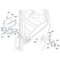 Door Assembly for Kubota KX080-3 Mini Excavator