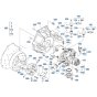 Pump Housing Assembly for Kubota KX080-3 Mini Excavator