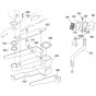 Air Conditioner Assembly for Kubota KX080-3 Mini Excavator