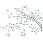 Bonnet Assembly for Kubota KX080-4s Mini Excavator